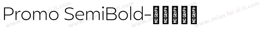 Promo SemiBold字体转换